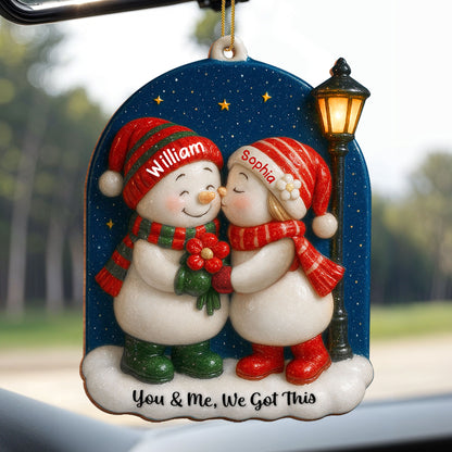 You & Me, We Got This Snowmen With Scarves