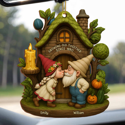Growing Old Together Gnomes In Tree House