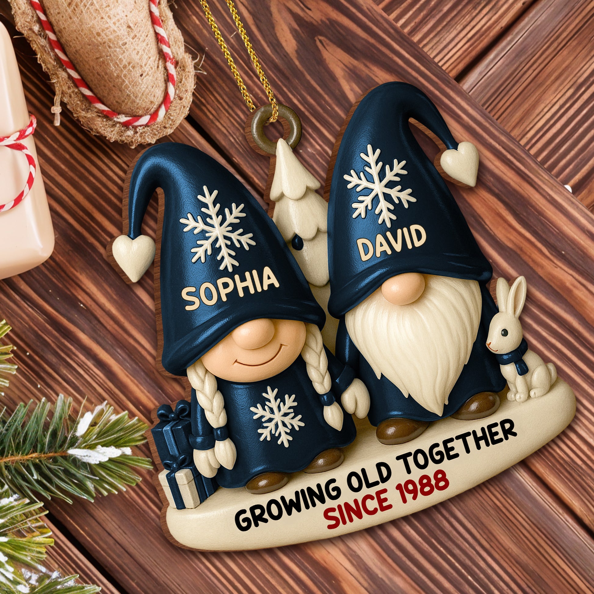 Growing Old Together With Gnomes And Snowflakes