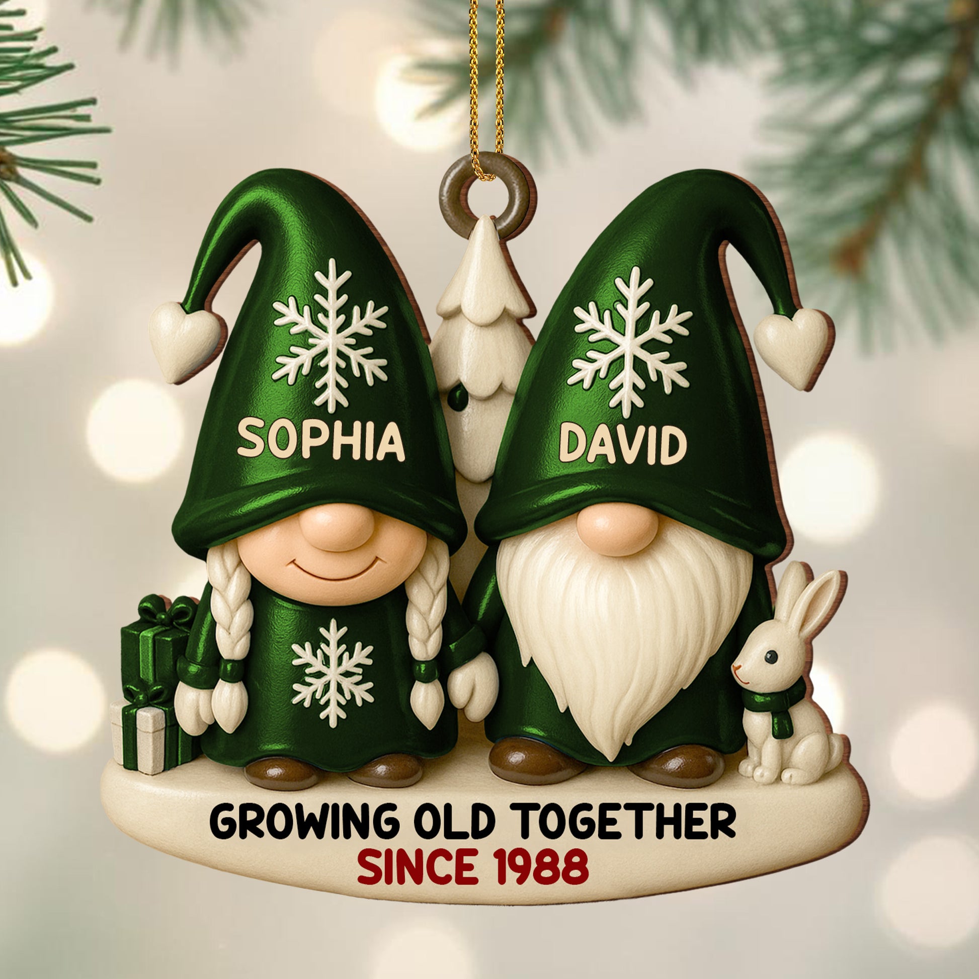 Growing Old Together With Gnomes And Snowflakes