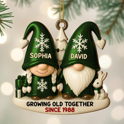 Growing Old Together With Gnomes And Snowflakes