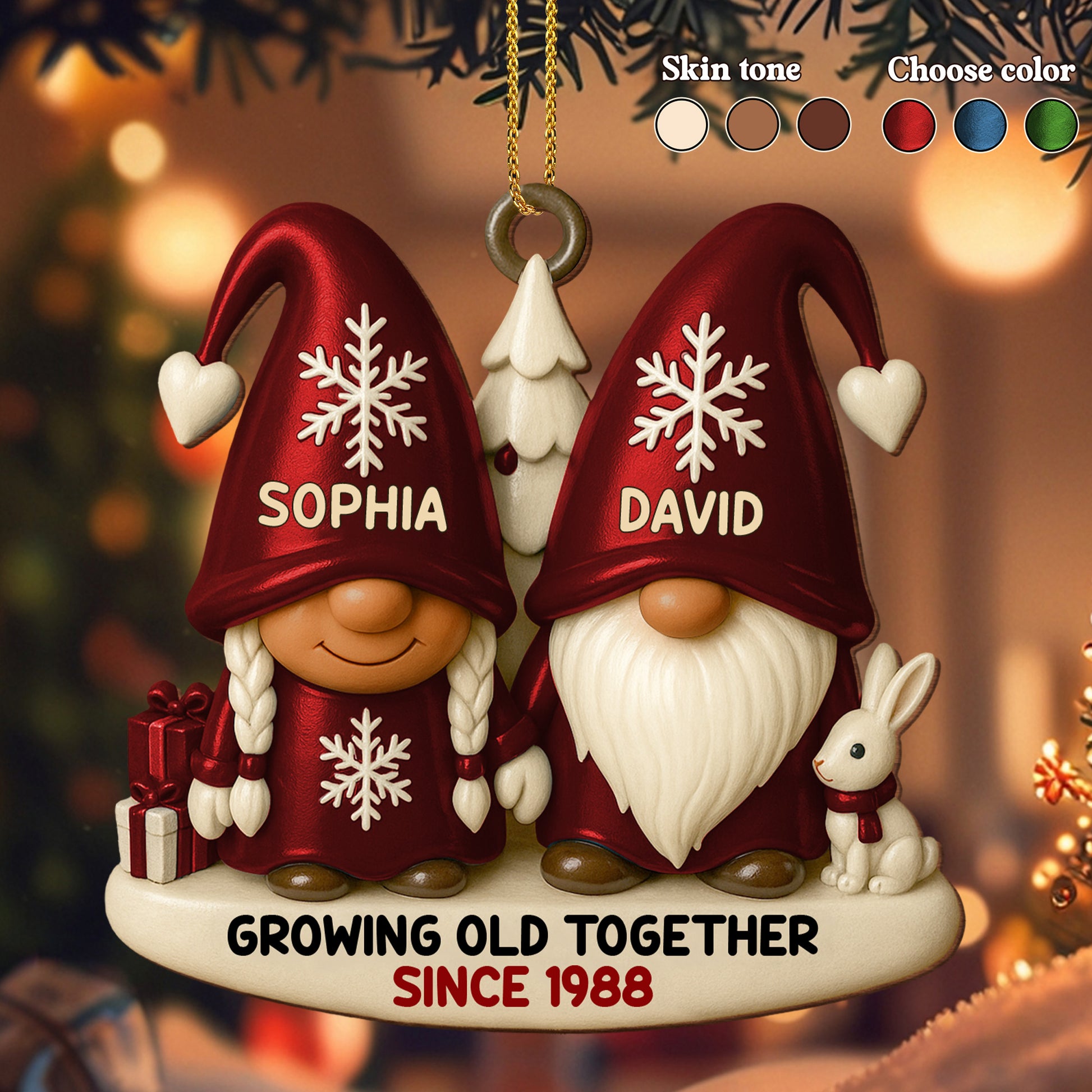 Growing Old Together With Gnomes And Snowflakes