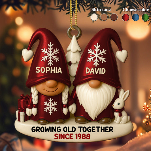 Growing Old Together With Gnomes And Snowflakes