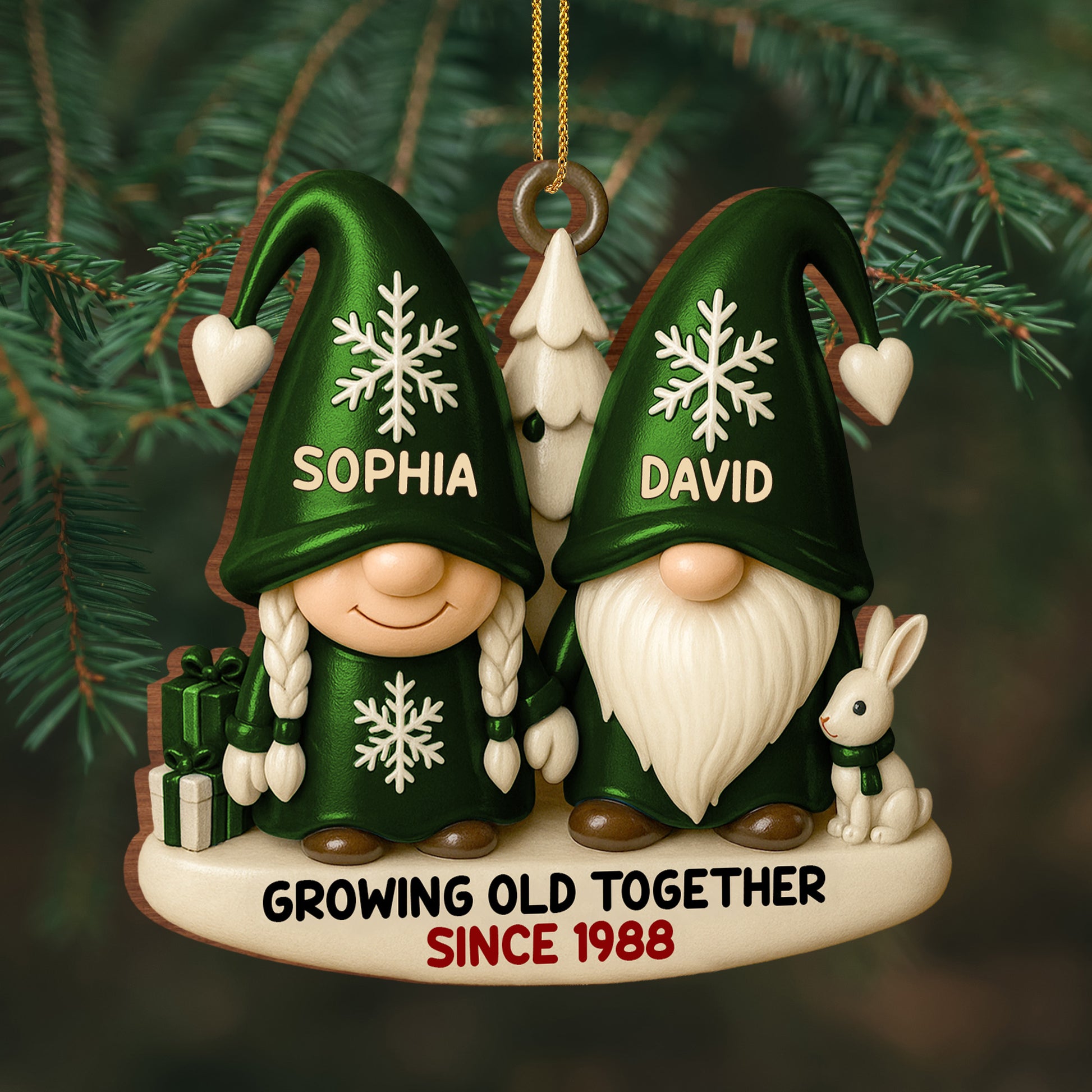 Growing Old Together With Gnomes And Snowflakes