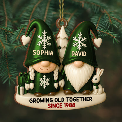 Growing Old Together With Gnomes And Snowflakes