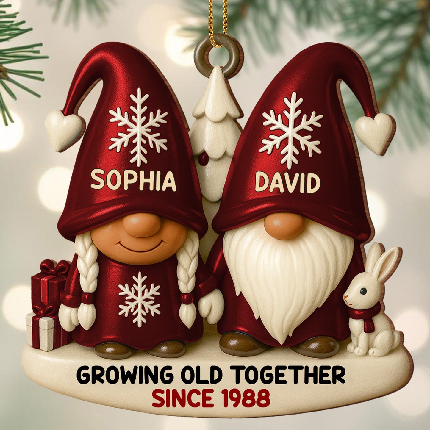 Growing Old Together With Gnomes And Snowflakes