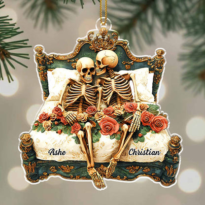 Celebrate Eternal Love, Skeleton Couple And Roses