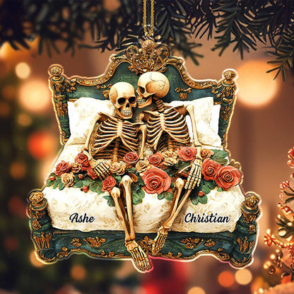 Celebrate Eternal Love, Skeleton Couple And Roses