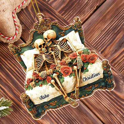Celebrate Eternal Love, Skeleton Couple And Roses