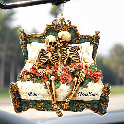 Celebrate Eternal Love, Skeleton Couple And Roses