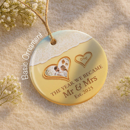 The Year We Became Mr & Mrs, Hearts, Beach