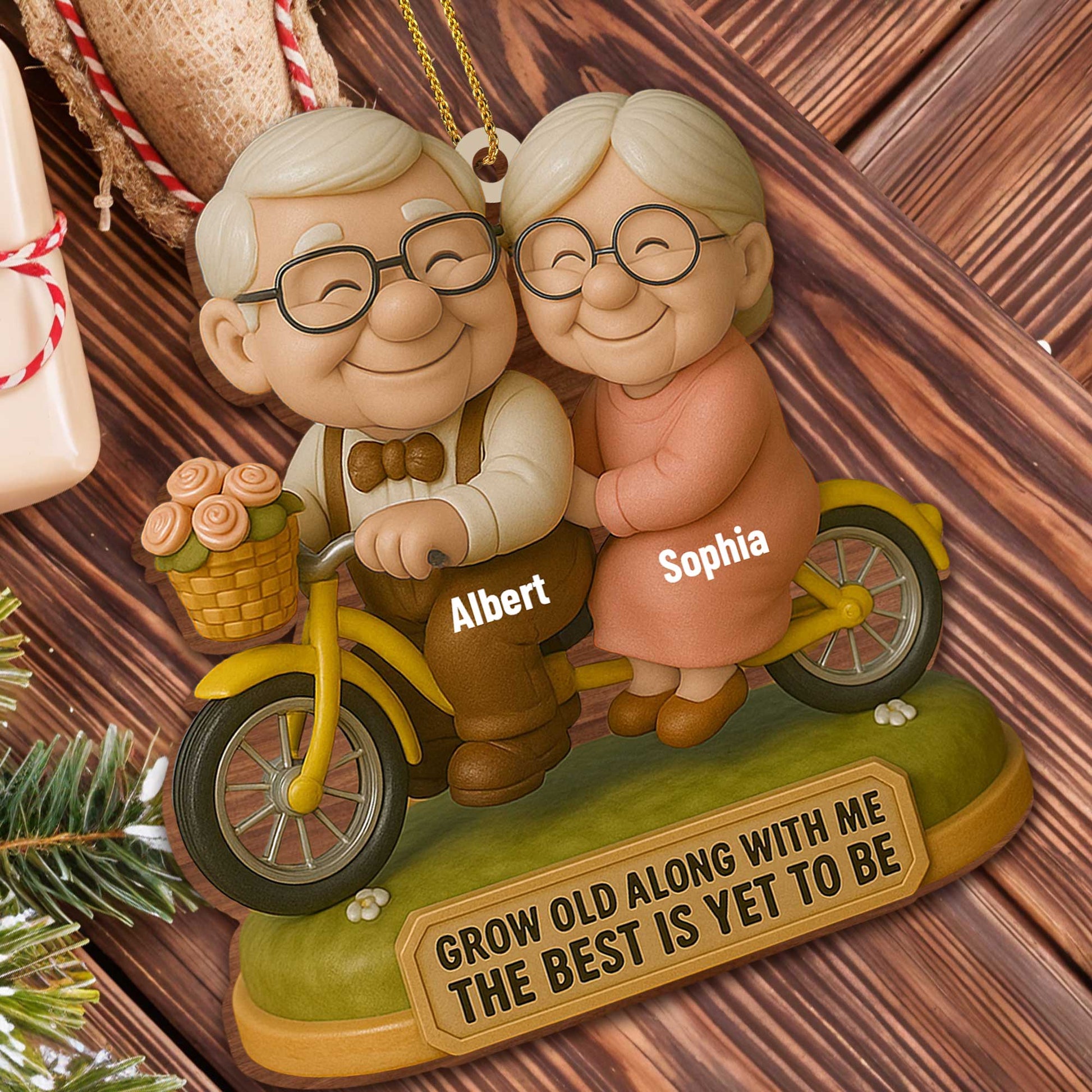 Grow Old Along With Me, Elderly Couple On Motorcycle
