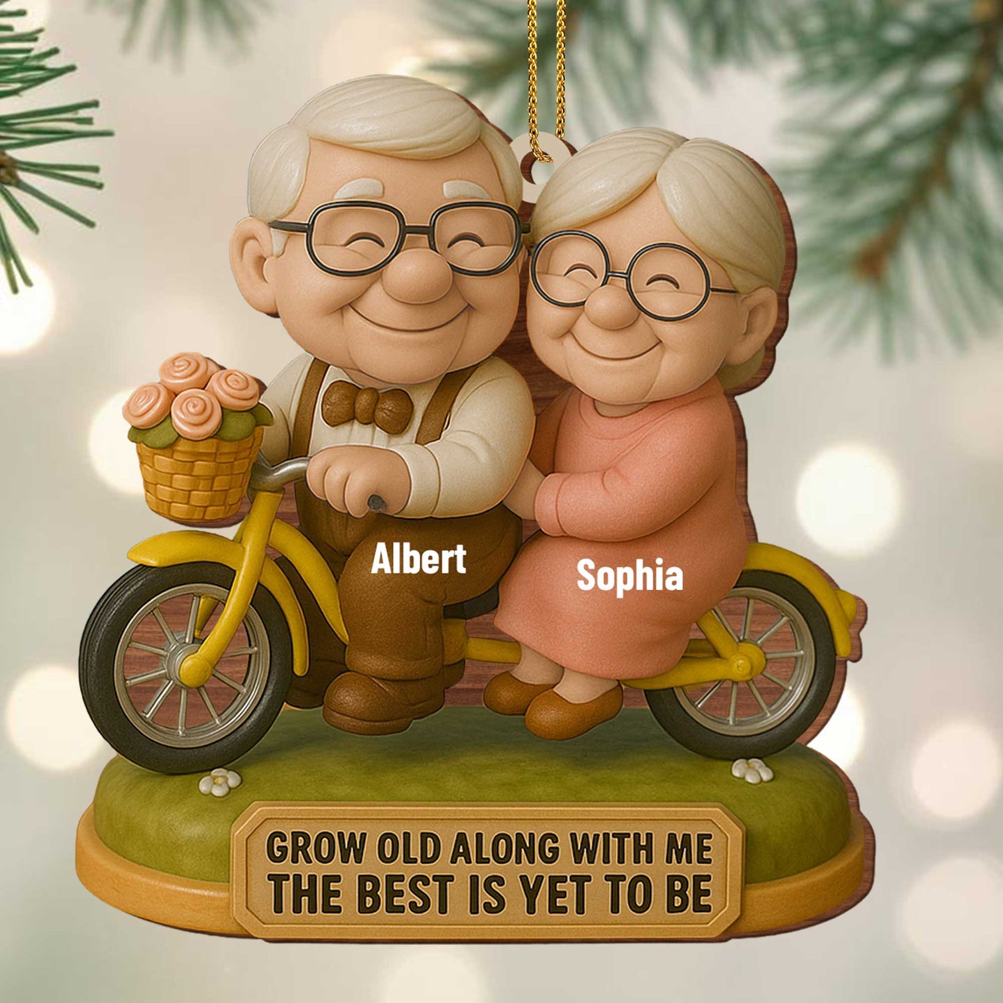 Grow Old Along With Me, Elderly Couple On Motorcycle