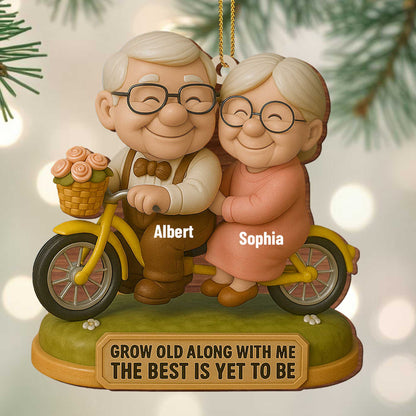 Grow Old Along With Me, Elderly Couple On Motorcycle