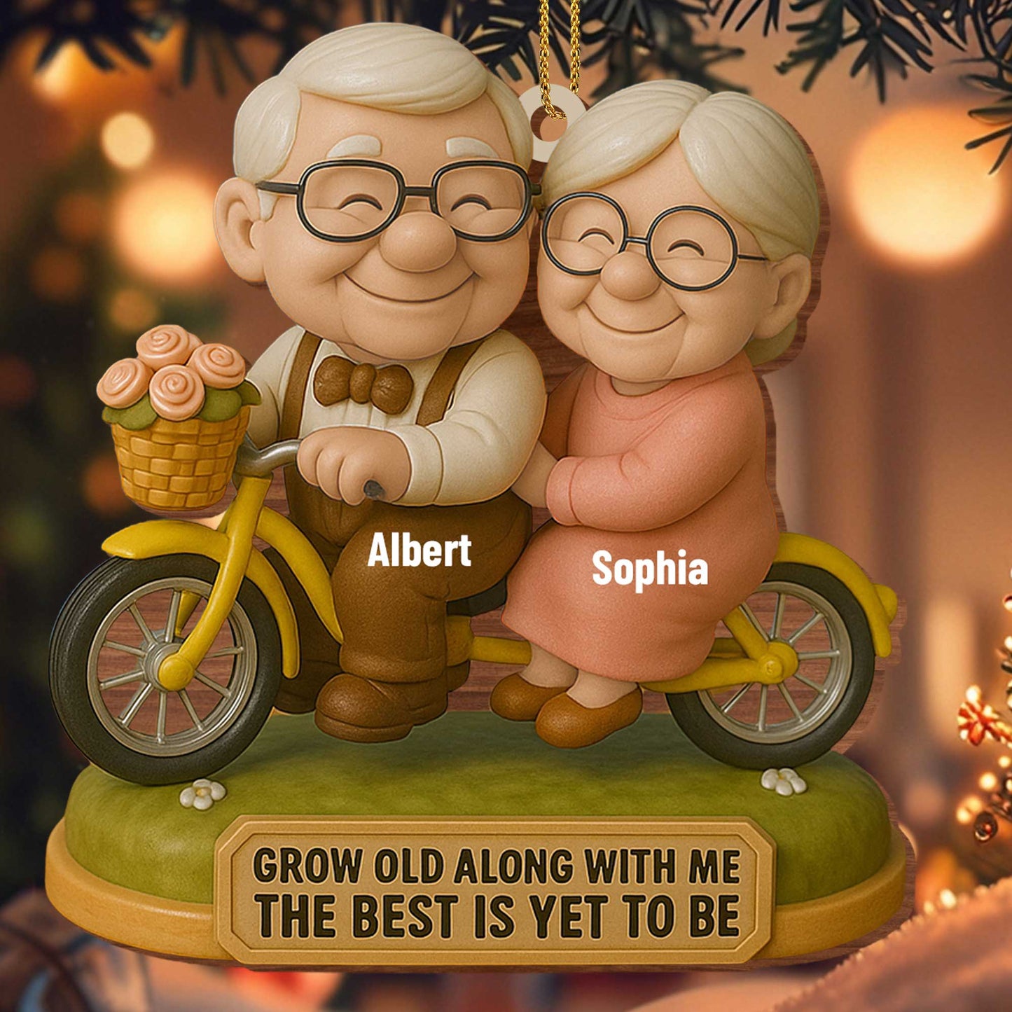 Grow Old Along With Me, Elderly Couple On Motorcycle
