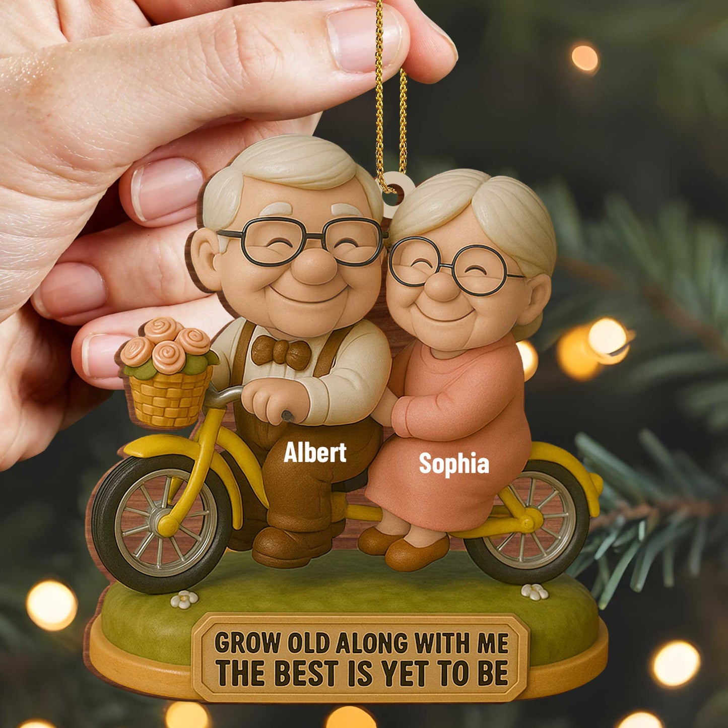 Grow Old Along With Me, Elderly Couple On Motorcycle