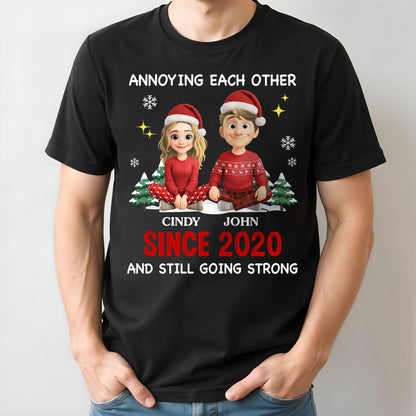 Annoying Each Other Since [Year], Christmas Couples Design