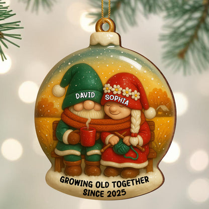 Growing Old Together With Santa Hats