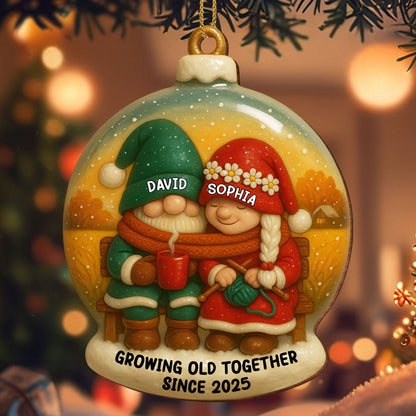 Growing Old Together With Santa Hats