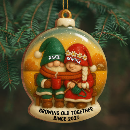 Growing Old Together With Santa Hats