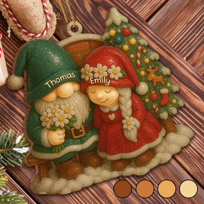 Cherish The Joyful Moments, Santa Claus and Christmas Tree