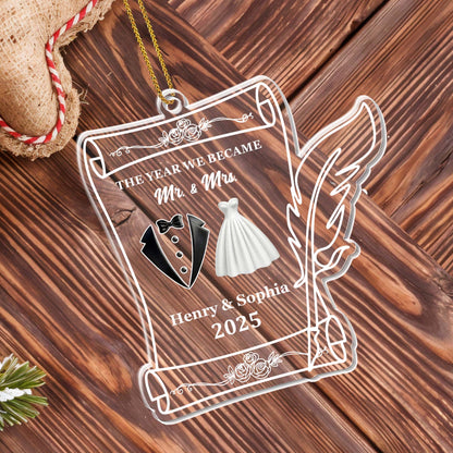 The Year We Became Mr And Mrs, Wings And Wedding Attire