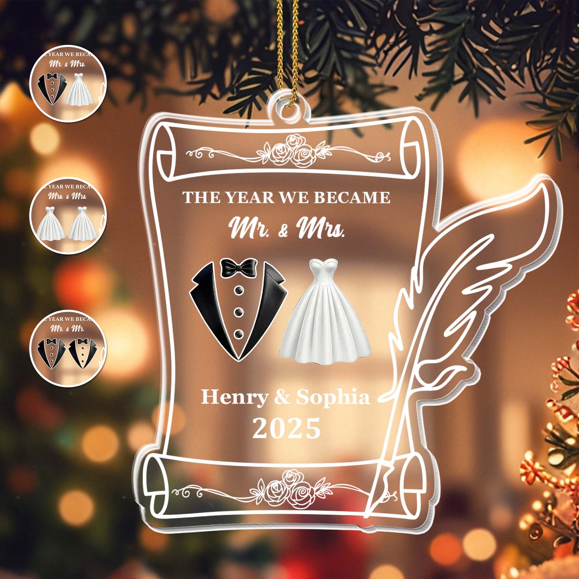 The Year We Became Mr And Mrs, Wings And Wedding Attire