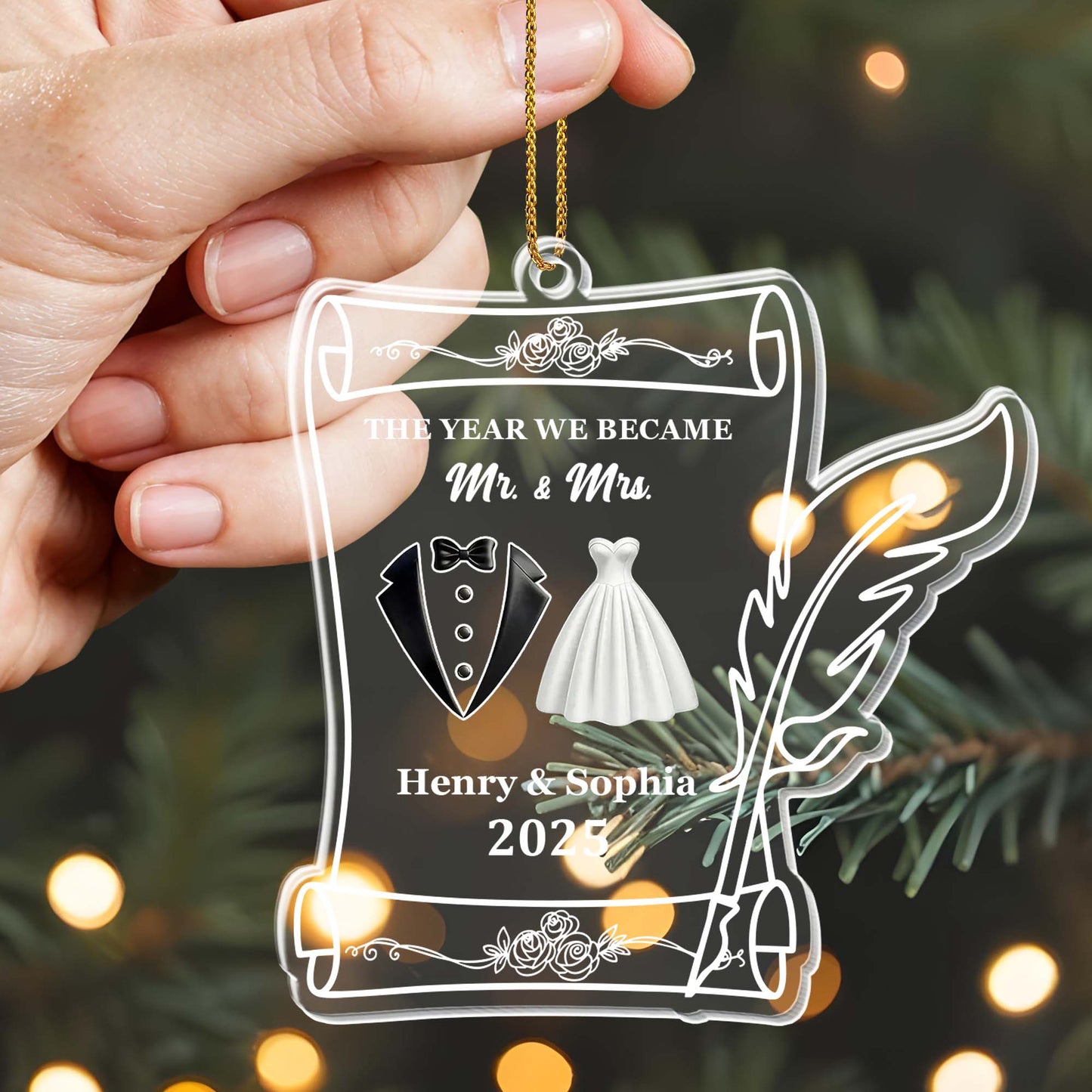 The Year We Became Mr And Mrs, Wings And Wedding Attire