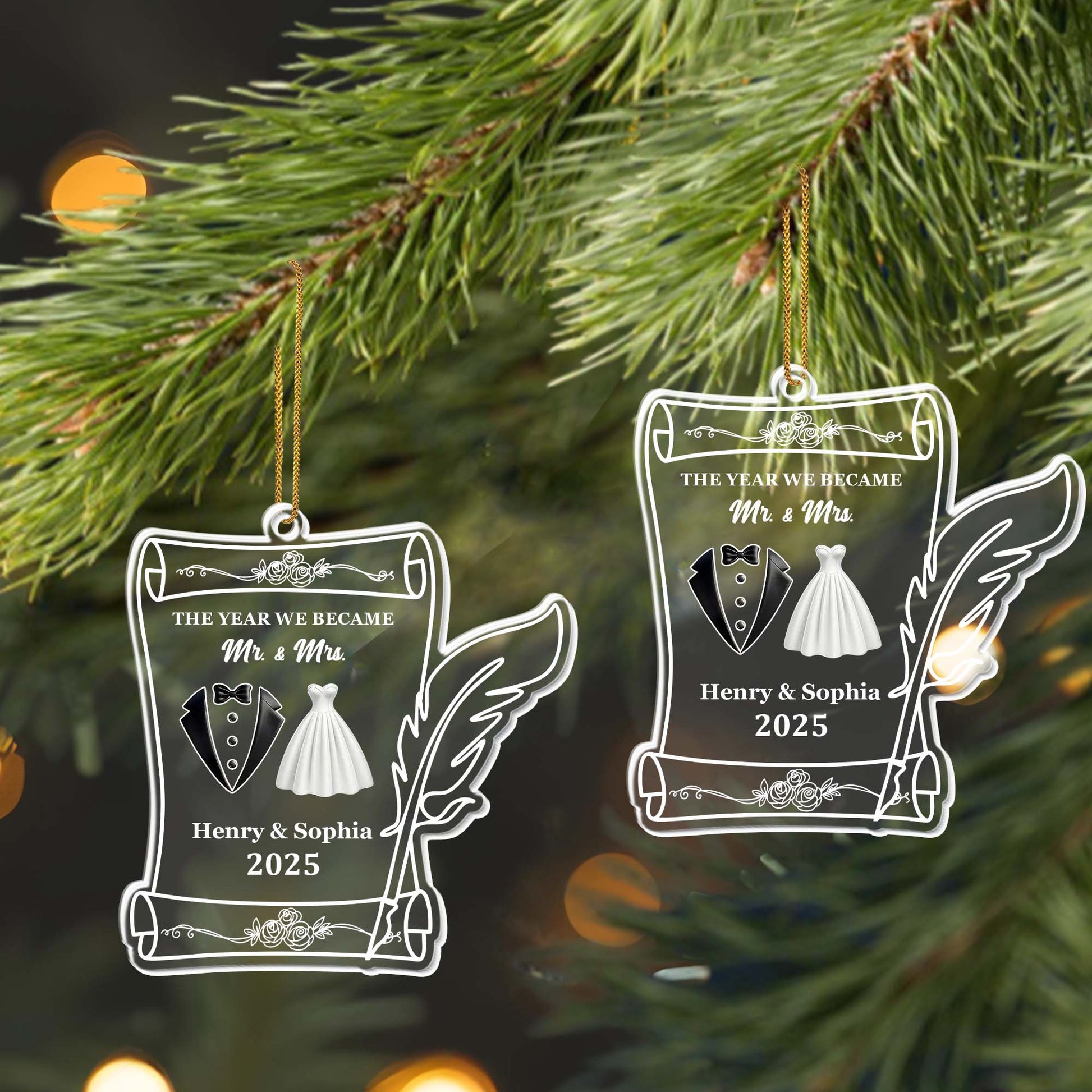 The Year We Became Mr And Mrs, Wings And Wedding Attire