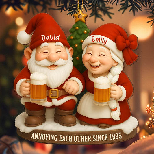 Annoying Each Other Since, Santa Claus With Beer Mugs