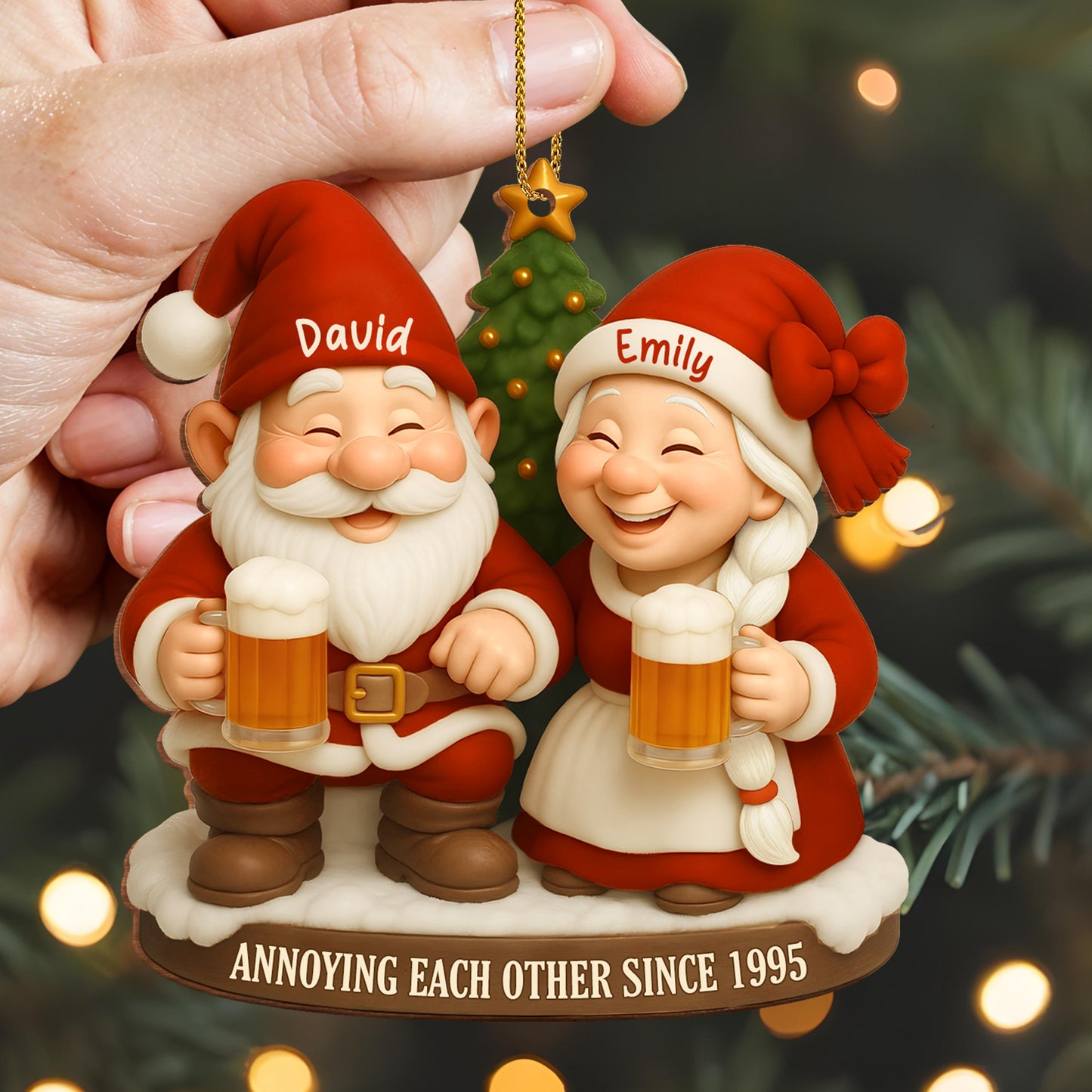 Annoying Each Other Since, Santa Claus With Beer Mugs