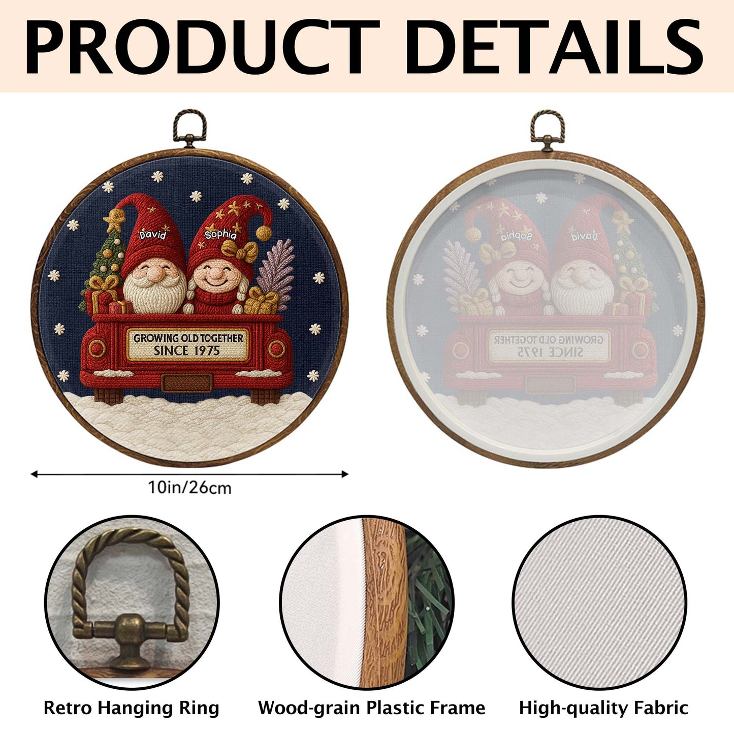 Growing Old Together, Gnomes And Christmas Tree