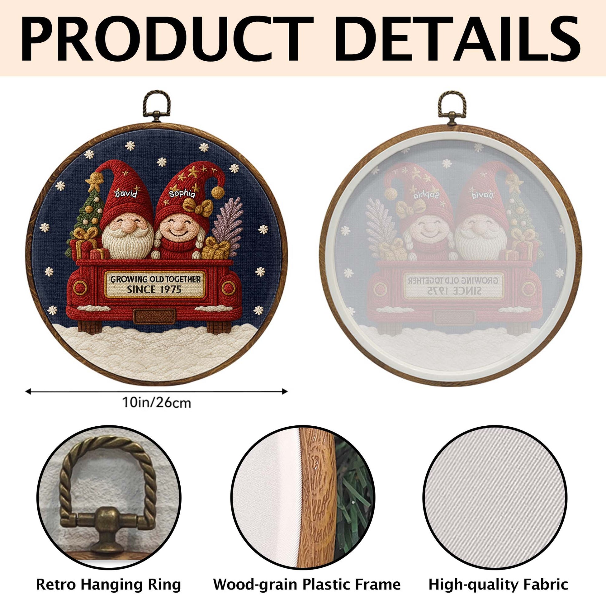 Growing Old Together, Gnomes And Christmas Tree