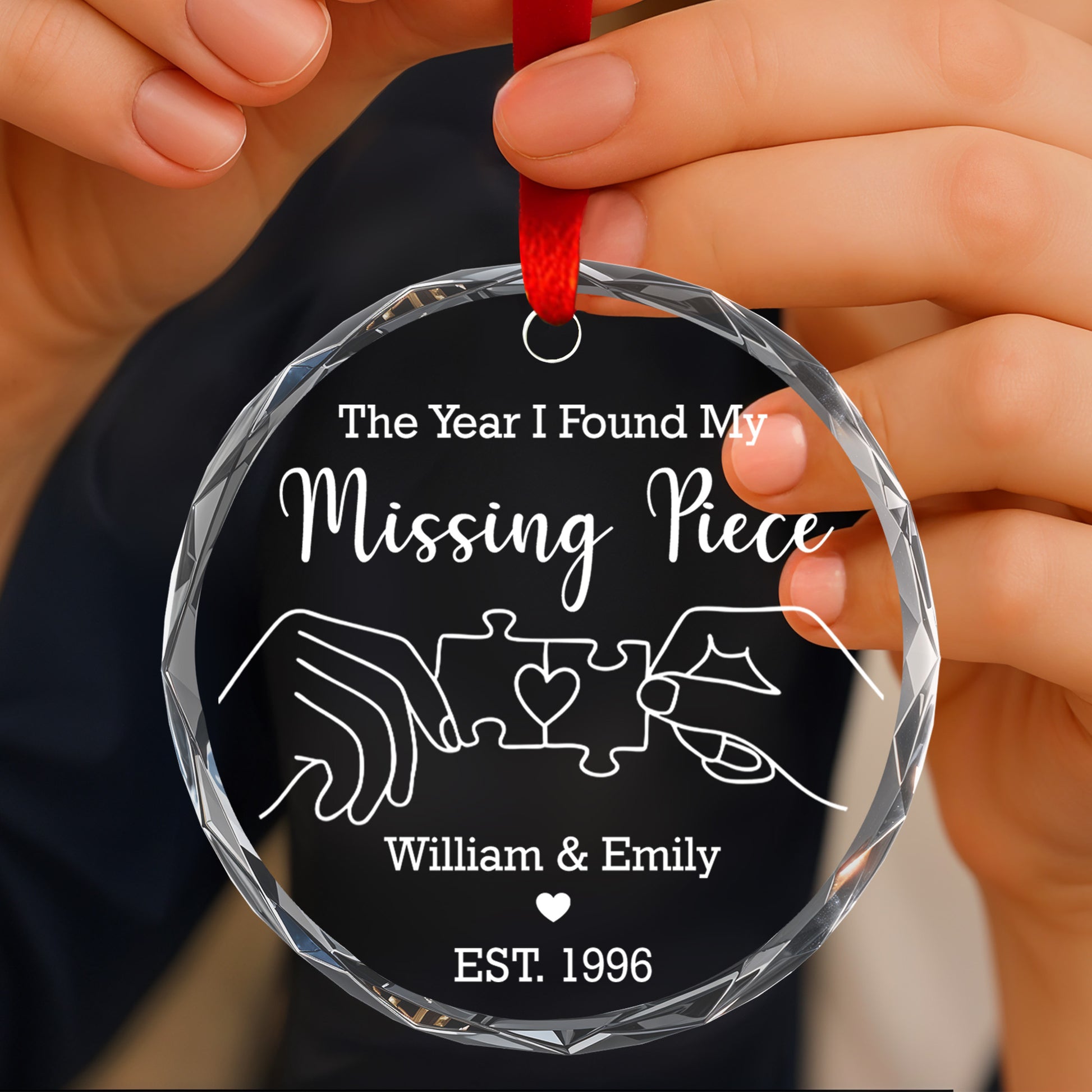 The Year I Found My Missing Piece, Puzzle And Hands Design