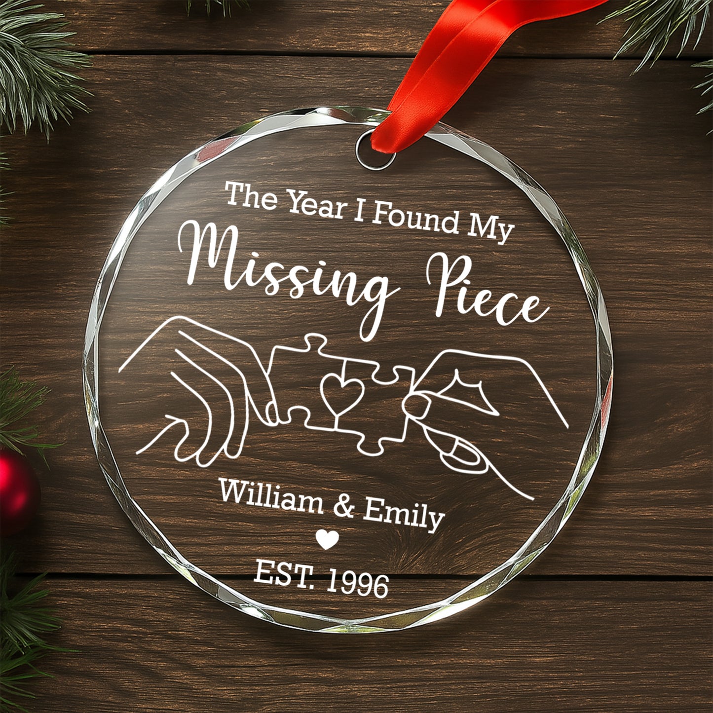 The Year I Found My Missing Piece, Puzzle And Hands Design