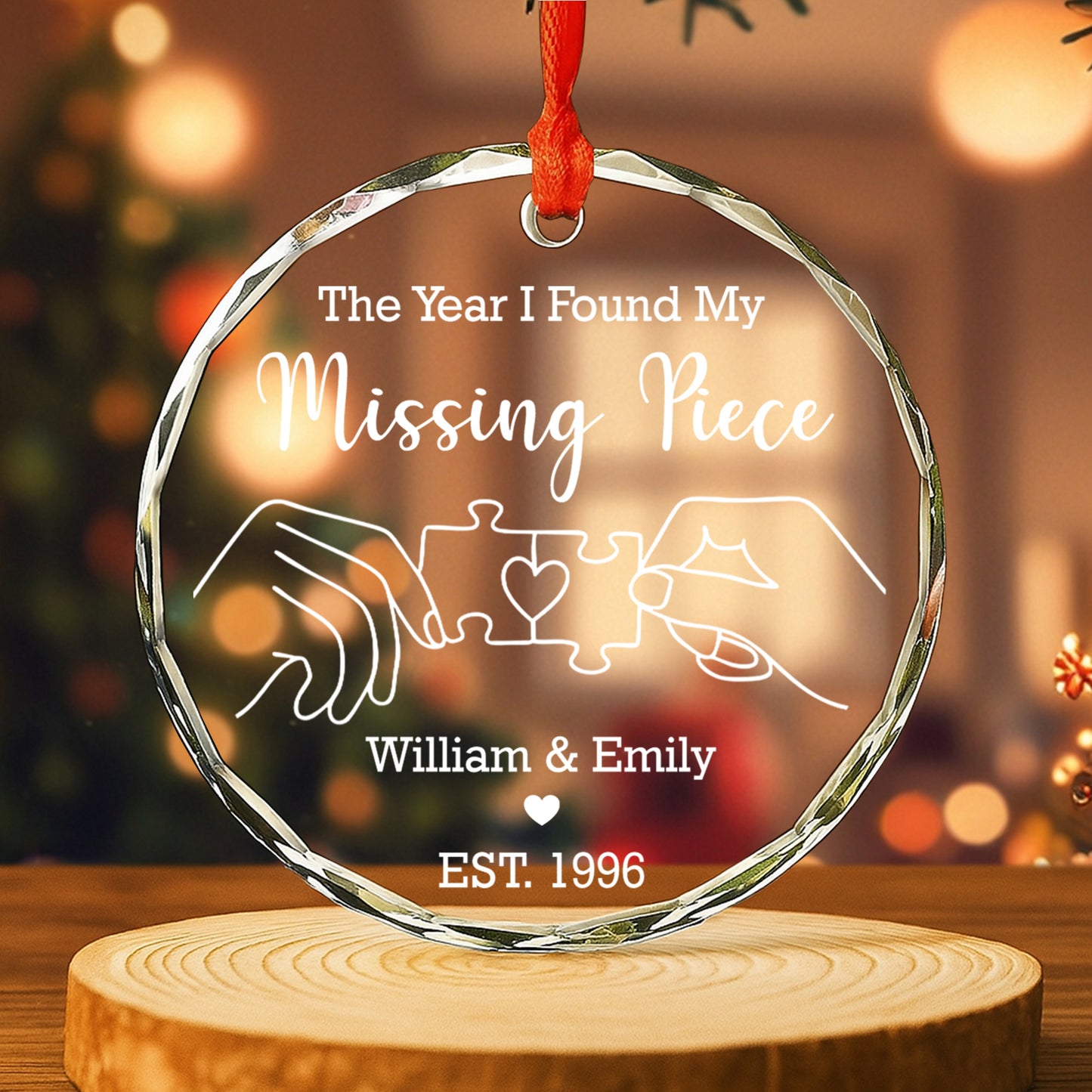 The Year I Found My Missing Piece, Puzzle And Hands Design