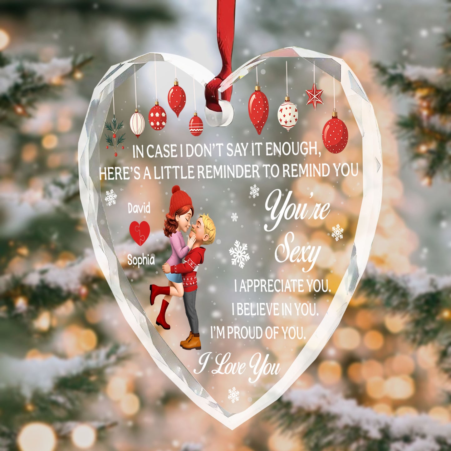 Little Reminder I Love You With Couple And Heart