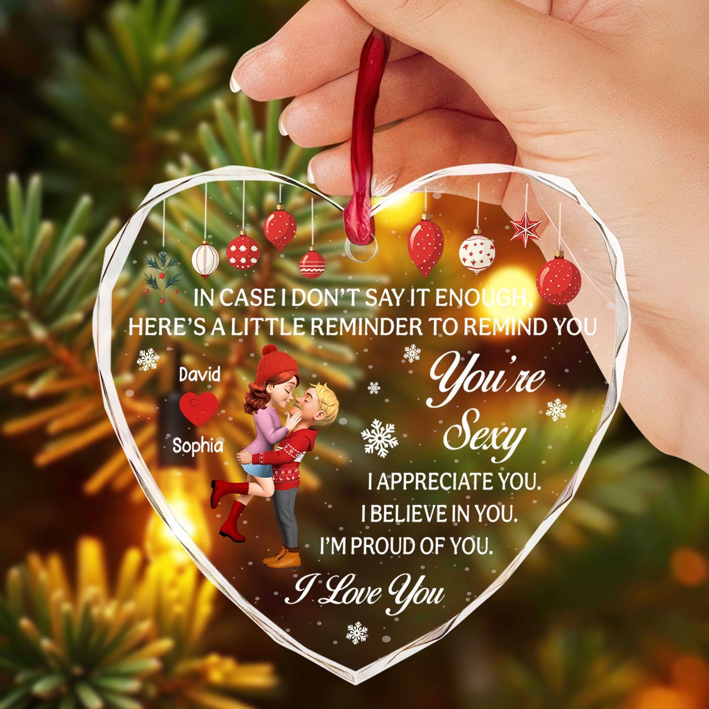 Little Reminder I Love You With Couple And Heart