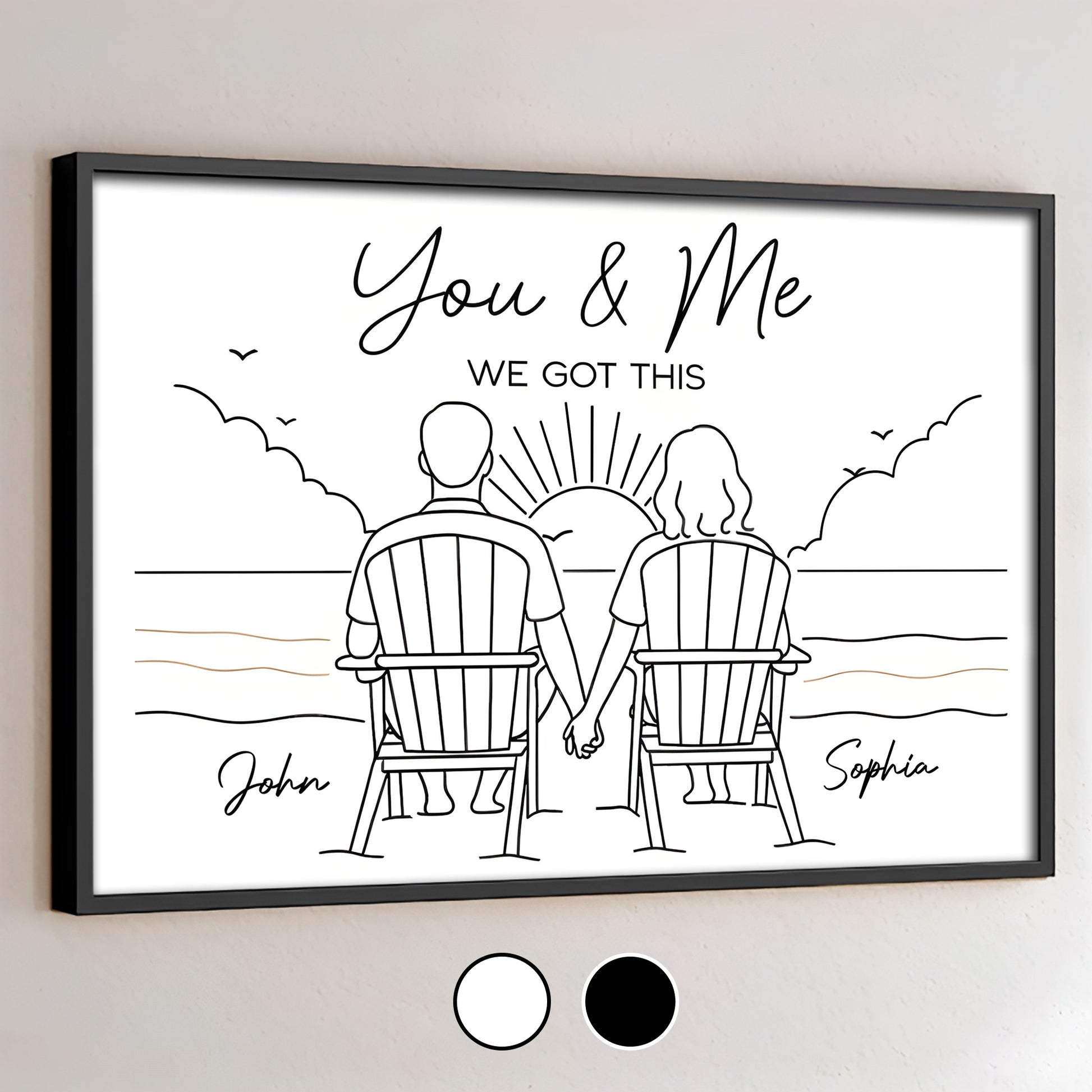 You & Me We Got This, Couple Watching Sunrise