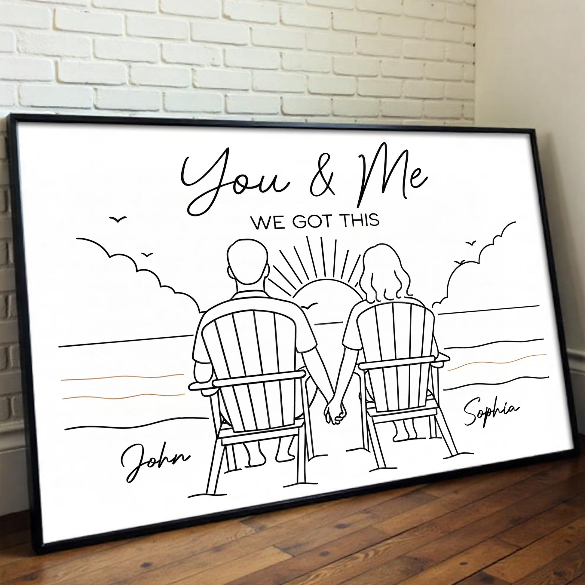 You & Me We Got This, Couple Watching Sunrise