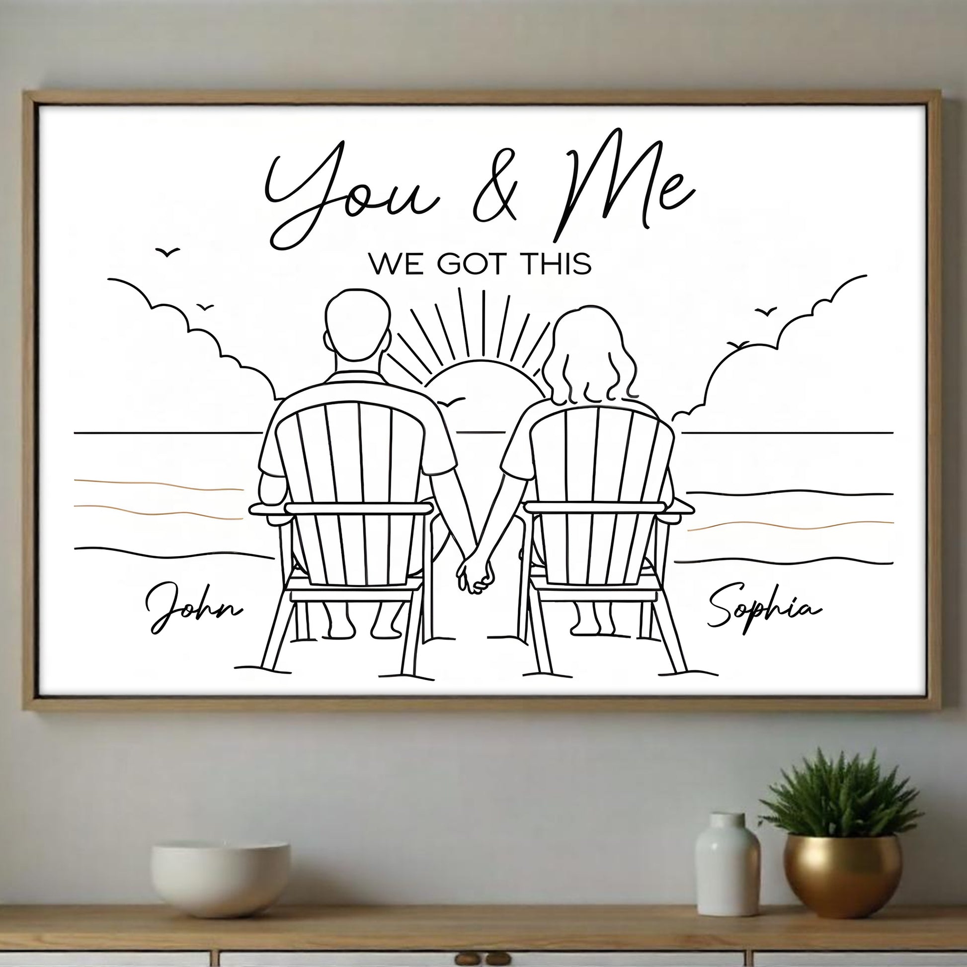 You & Me We Got This, Couple Watching Sunrise