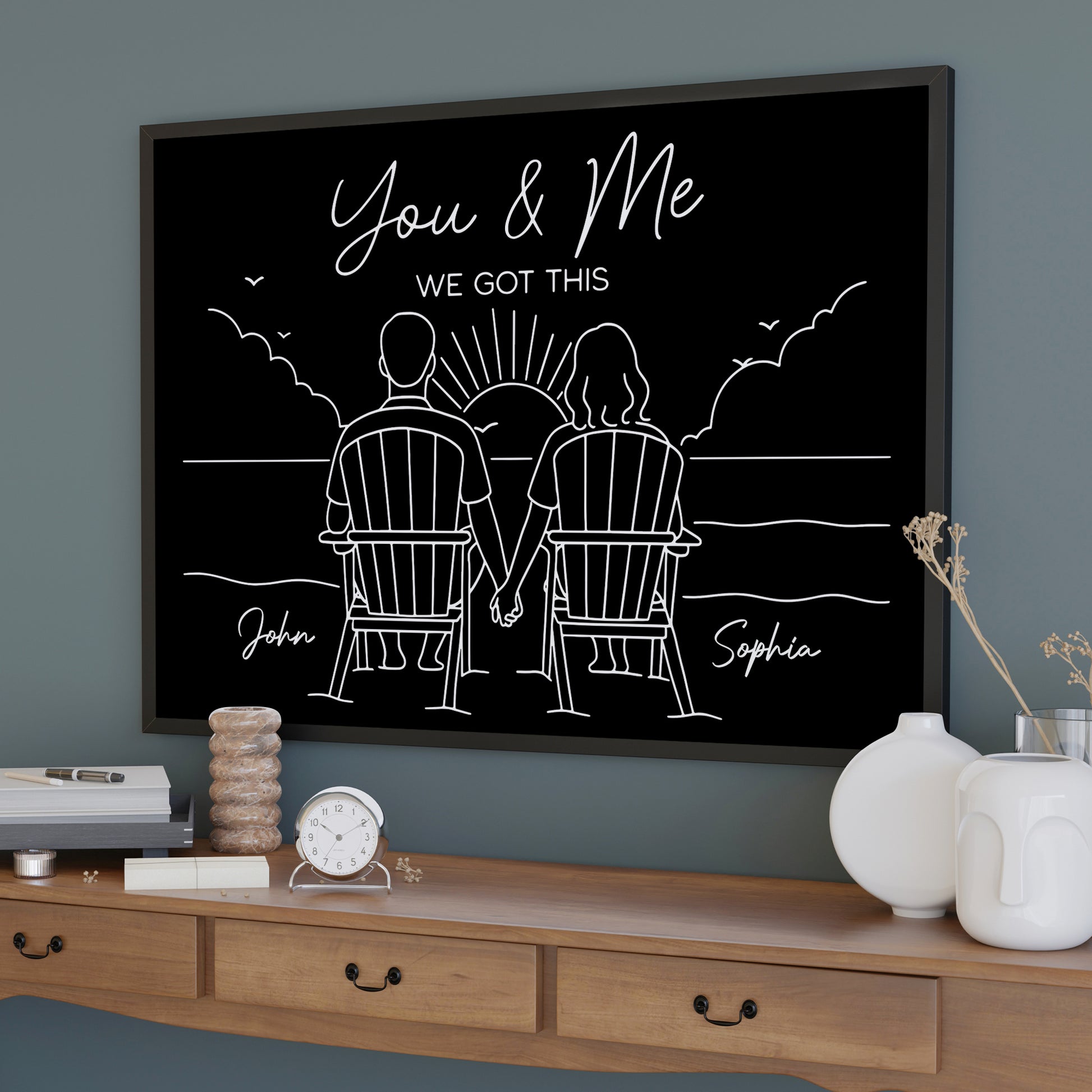 You & Me We Got This, Couple Watching Sunrise