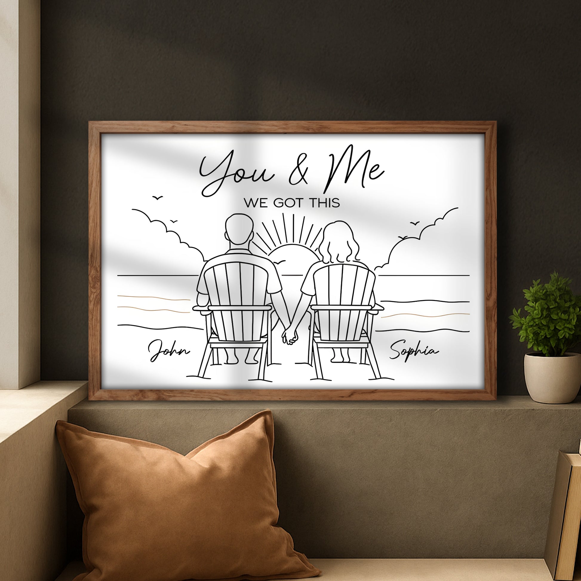 You & Me We Got This, Couple Watching Sunrise