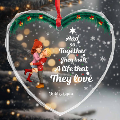 And So Together They Built A Life That They Love, Couple With Christmas Theme