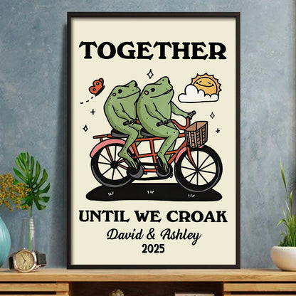 Together Until We Croak Featuring Frogs on Bicycle