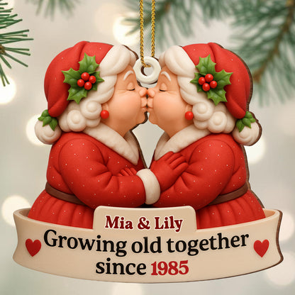 Growing Old Together, Santa Hats And Hearts