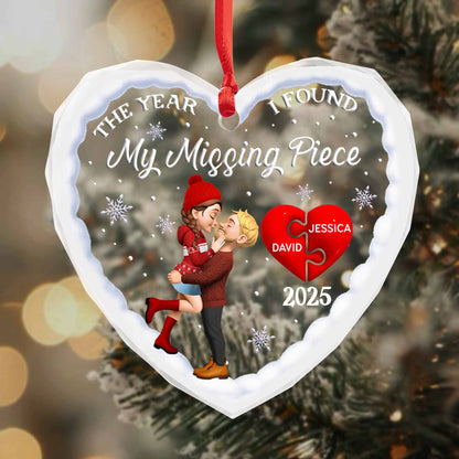 The Year I Found My Missing Piece, Heart and Snowflakes Design