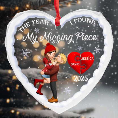 The Year I Found My Missing Piece, Heart and Snowflakes Design