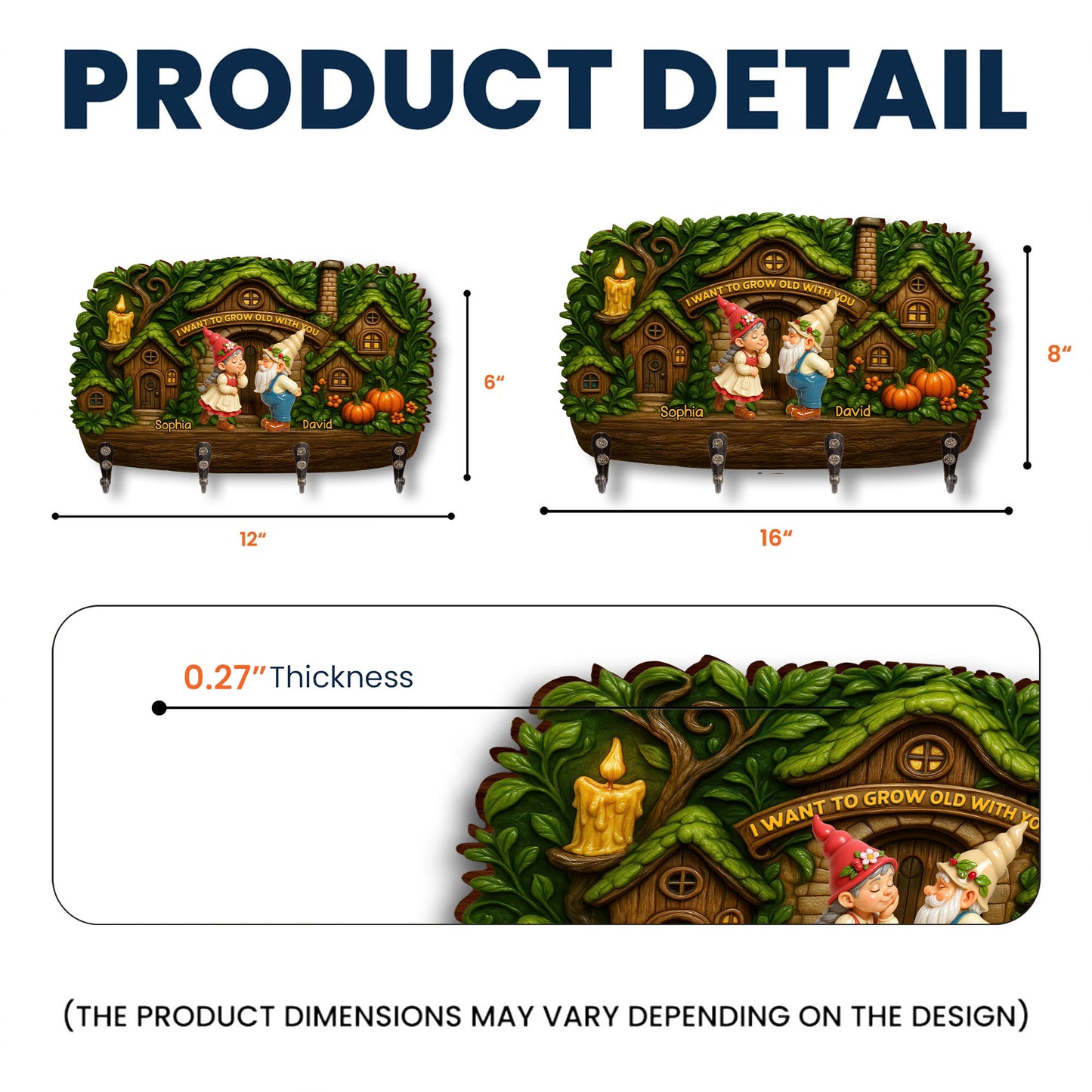 I Want To Grow Old With You, Gnomes, Pumpkins, And Trees