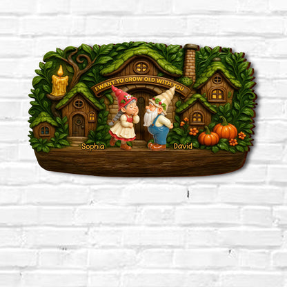 I Want To Grow Old With You, Gnomes, Pumpkins, And Trees